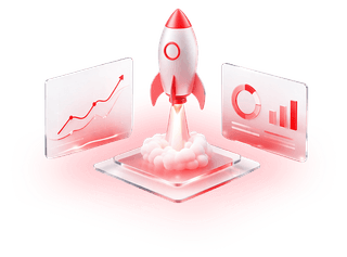 Initial public launch milestone celebration for a crypto trading platform